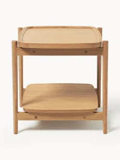 Westwing Collection Mesa auxiliar de madera Libby^ Mesitas De Noche|Mesas Auxiliares