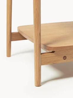 Westwing Collection Mesa auxiliar de madera Libby^ Mesitas De Noche|Mesas Auxiliares