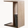 Mesa auxiliar de madera Milano