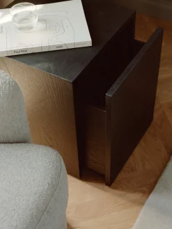 New Works Mesa auxiliar de madera Mass