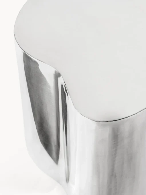 Westwing Collection Mesa auxiliar de metal con forma orgánica Dale