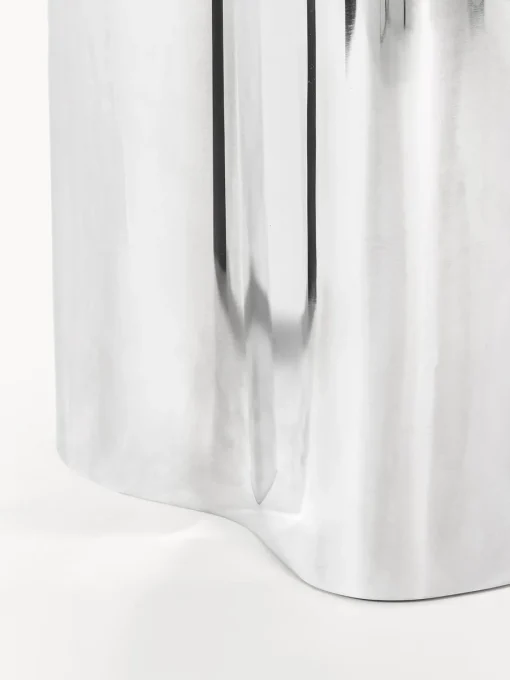 Westwing Collection Mesa auxiliar de metal con forma orgánica Dale