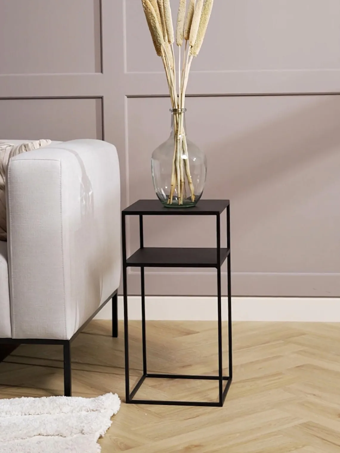 Mesa auxiliar de metal Tensio