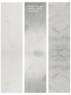 Westwing Collection Mesa auxiliar de mármol Alys