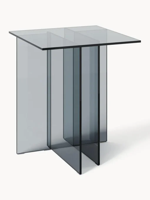 Westwing Collection Mesa auxiliar de vidrio Anouk