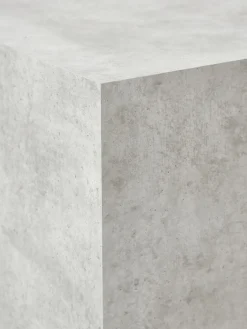 Westwing Collection Mesa auxiliar en look cemento Lesley