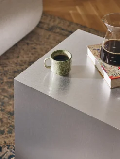 Westwing Collection Mesa auxiliar en look metálico Lesley^ Mesas Auxiliares