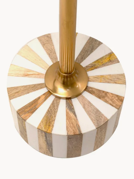 Kare Design Mesa auxiliar redonda artesanal Domero