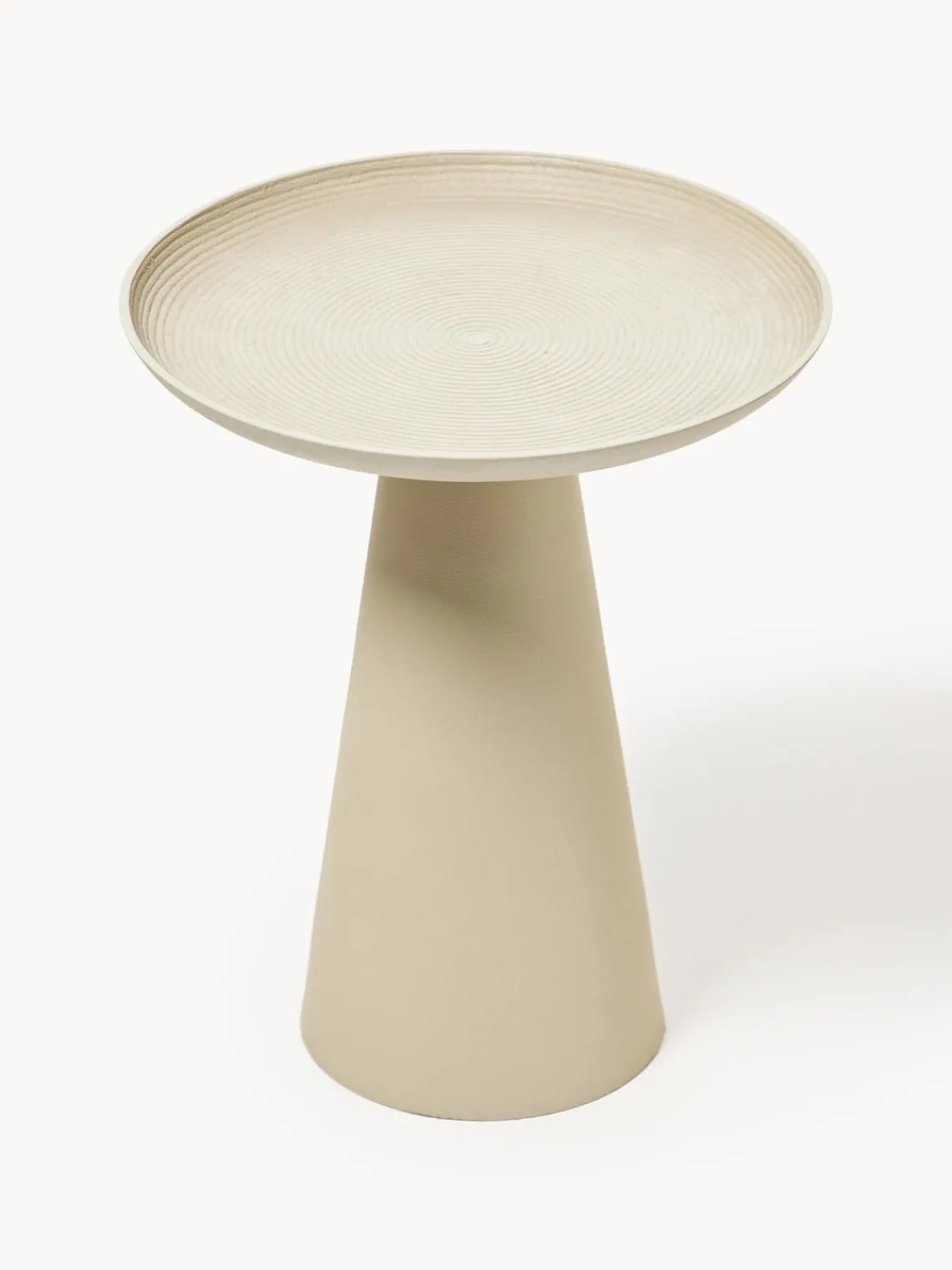 Mesa auxiliar redonda de metal Ringar