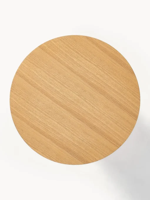 Westwing Collection Mesa auxiliar redonda de madera Nele