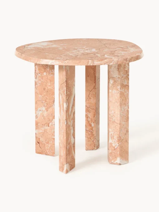 Ferm Living Mesa auxiliar redonda de mármol Taula
