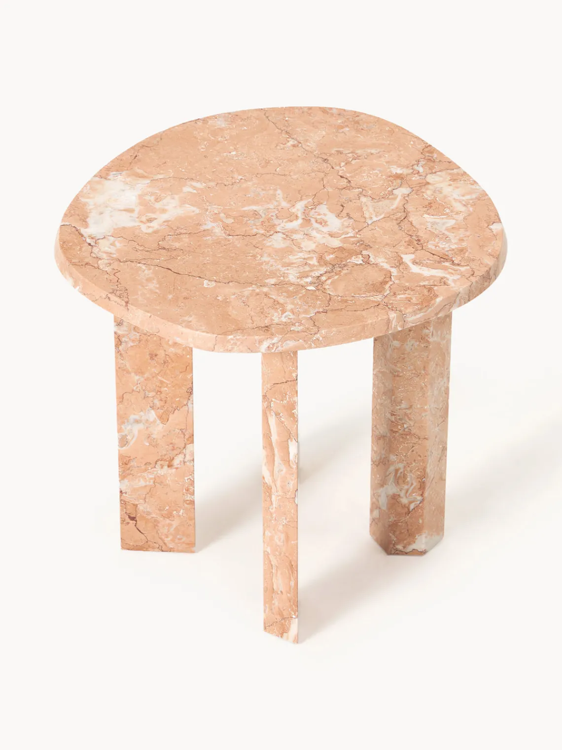 Ferm Living Mesa auxiliar redonda de mármol Taula