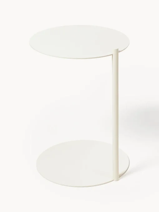 Noo.ma Mesa auxiliar redonda de metal Ande