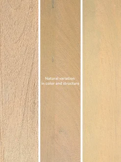 Westwing Collection Mesa auxiliar redonda de madera de mango Benno