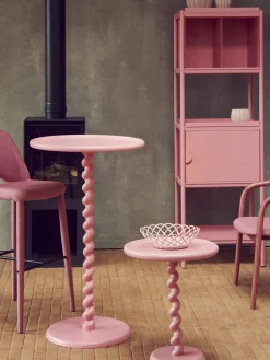 POLSPOTTEN Mesa auxiliar redonda Twister