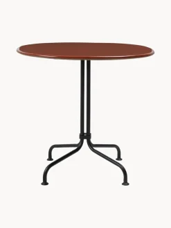 GUBI Mesa bistró redonda con tablero de cerámica Carmel, Ø 75 x 63 cm