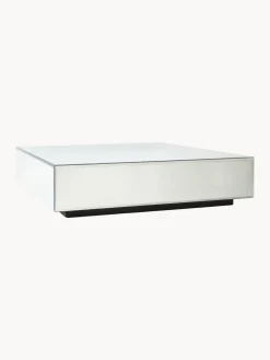 HKLIVING Mesa de centro artesanal de cristal de espejo Mirror, 90 cm