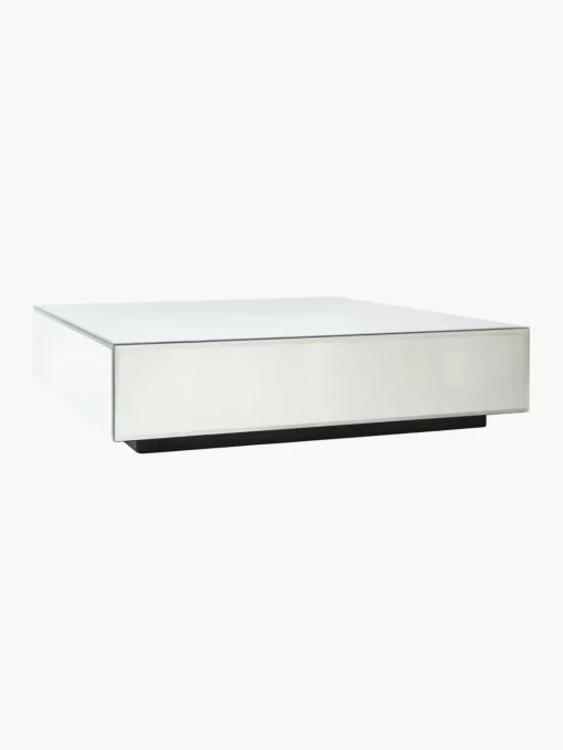 HKLIVING Mesa de centro artesanal de cristal de espejo Mirror, 90 cm