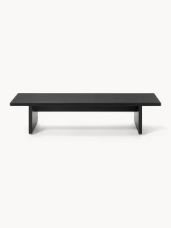 Westwing Collection Mesa de centro baja de madera Dako
