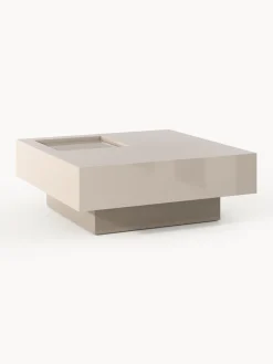 Westwing Collection Mesa de centro con espacio de almacenamiento Alessa, 80 cm