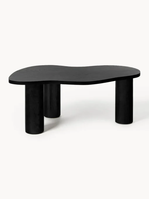 Westwing Collection Mesa de centro de forma orgánica de madera de roble Didi