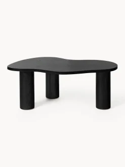 Westwing Collection Mesa de centro de forma orgánica de madera de roble Didi