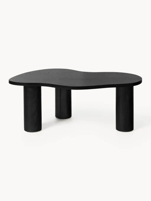 Westwing Collection Mesa de centro de forma orgánica de madera de roble Didi