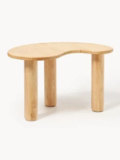 Bloomingville Mesa de centro de madera de caucho con forma orgánica Luppa^ Mesas De Centro|Mesas De Centro