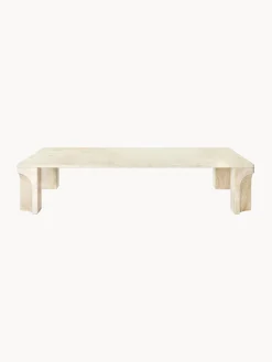 GUBI Mesa de centro de travertino Doric, 140 cm^ Mesas De Centro|Mesas De Centro