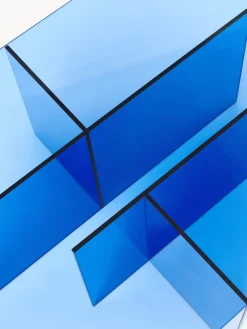 Westwing Collection Mesa de centro de vidrio Anouk, 102 cm