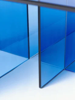 Westwing Collection Mesa de centro de vidrio Anouk, 102 cm