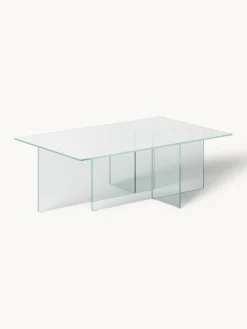 Westwing Collection Mesa de centro de vidrio Anouk, 102 cm^ Mesas De Centro|Mesas De Centro