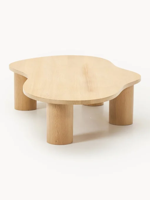 Westwing Collection Mesa de centro grande de madera de roble con forma orgánica Didi^ Mesas De Centro|Mesas De Centro