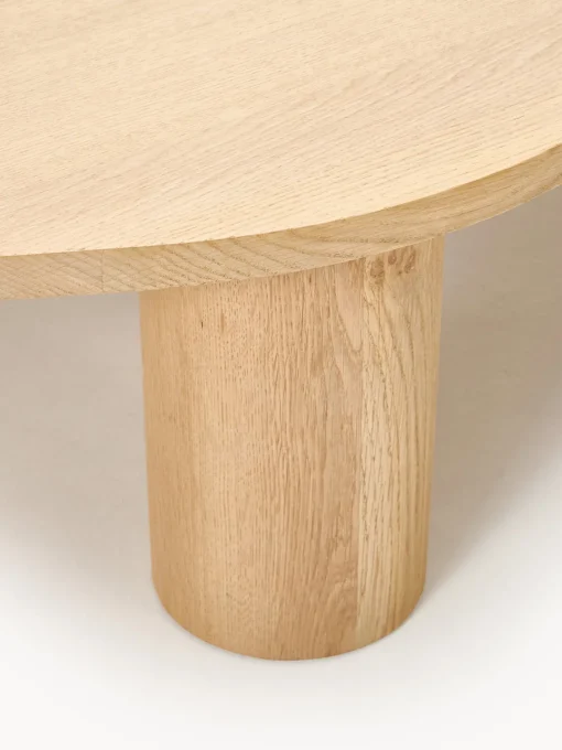 Westwing Collection Mesa de centro grande de madera de roble con forma orgánica Didi^ Mesas De Centro|Mesas De Centro