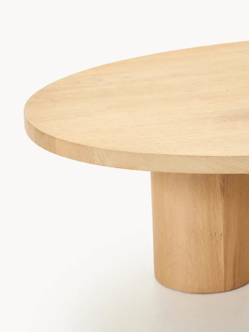 Westwing Collection Mesa de centro grande de madera de roble con forma orgánica Didi^ Mesas De Centro|Mesas De Centro