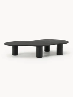 Westwing Collection Mesa de centro grande de madera de roble con forma orgánica Didi^ Mesas De Centro|Mesas De Centro