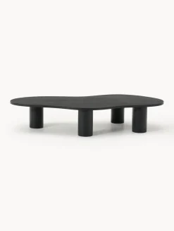 Westwing Collection Mesa de centro grande de madera de roble con forma orgánica Didi^ Mesas De Centro|Mesas De Centro