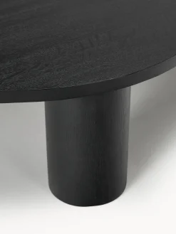 Westwing Collection Mesa de centro grande de madera de roble con forma orgánica Didi^ Mesas De Centro|Mesas De Centro