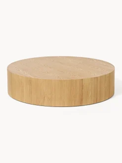 Westwing Collection Mesa de centro grande redonda de madera Dan^ Mesas De Centro|Mesas De Centro