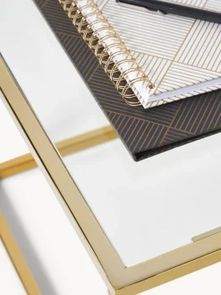 Westwing Collection Mesa de centro Maya, tablero de vidrio^ Mesas De Centro|Mesas De Centro