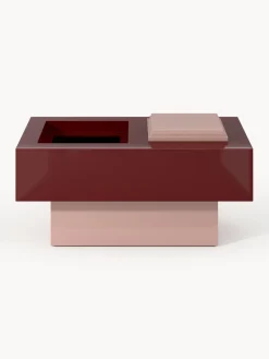 Westwing Collection Mesa de centro rectangular con espacio de almacenamiento Alessa