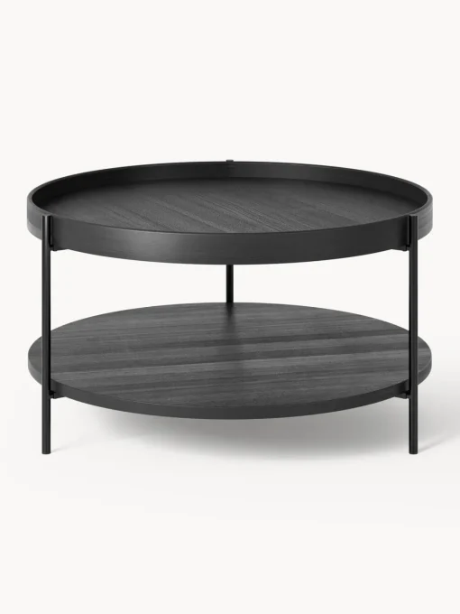 Westwing Collection Mesa de centro redonda de madera Renee^ Mesas De Centro|Mesas De Centro