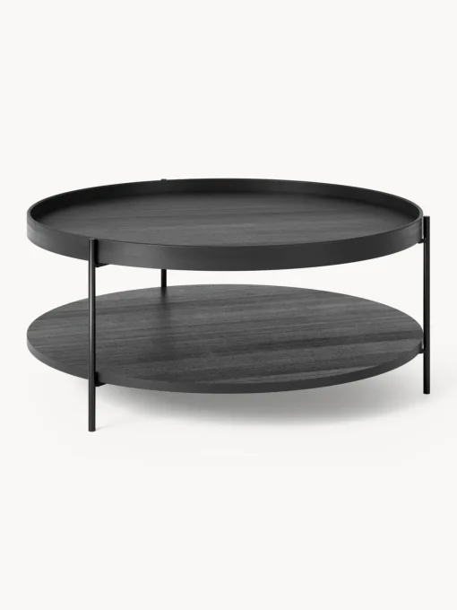 Westwing Collection Mesa de centro redonda de madera Renee^ Mesas De Centro|Mesas De Centro
