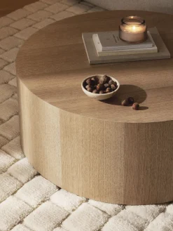 Westwing Collection Mesa de centro redonda de madera Dan^ Mesas De Centro|Mesas De Centro