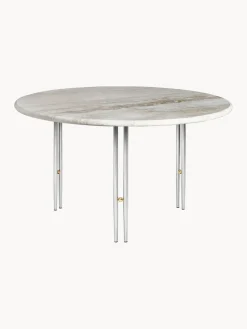 GUBI Mesa de centro redonda de mármol IOI, Ø 70 cm