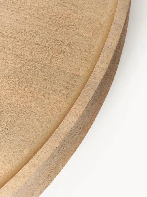 Westwing Collection Mesa de centro redonda XL de madera de mango Benno