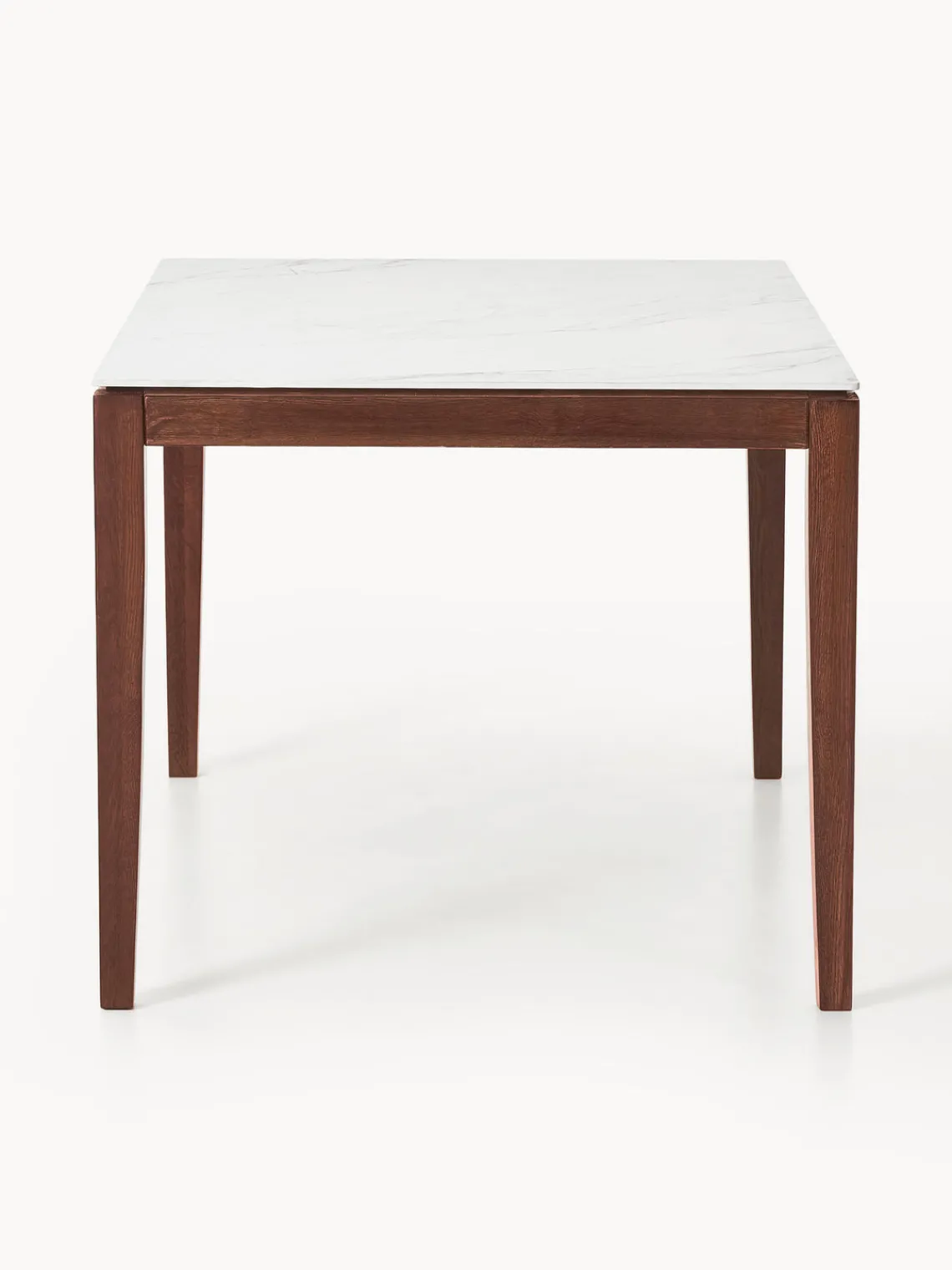 Westwing Collection Mesa de comedor con tablero en look mármol Jackson, tamaños diferentes