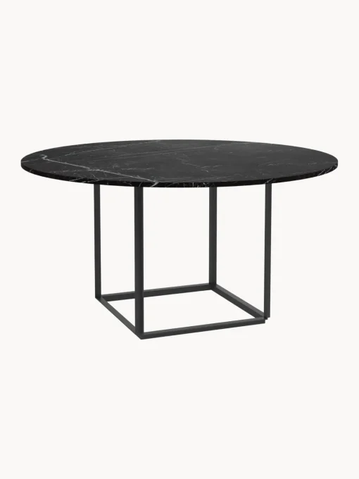 New Works Mesa de comedor con tablero de mármol Florence, Ø 145 cm