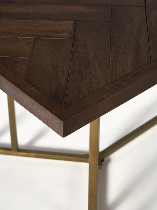 Westwing Collection Mesa de comedor de madera de mango con diseño espiga Luca, tamaños diferentes^ Mesas De Comedor|Mesas De Comedor