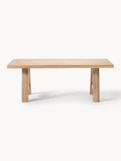Westwing Collection Mesa de comedor de madera de roble Ashton, tamaños diferentes